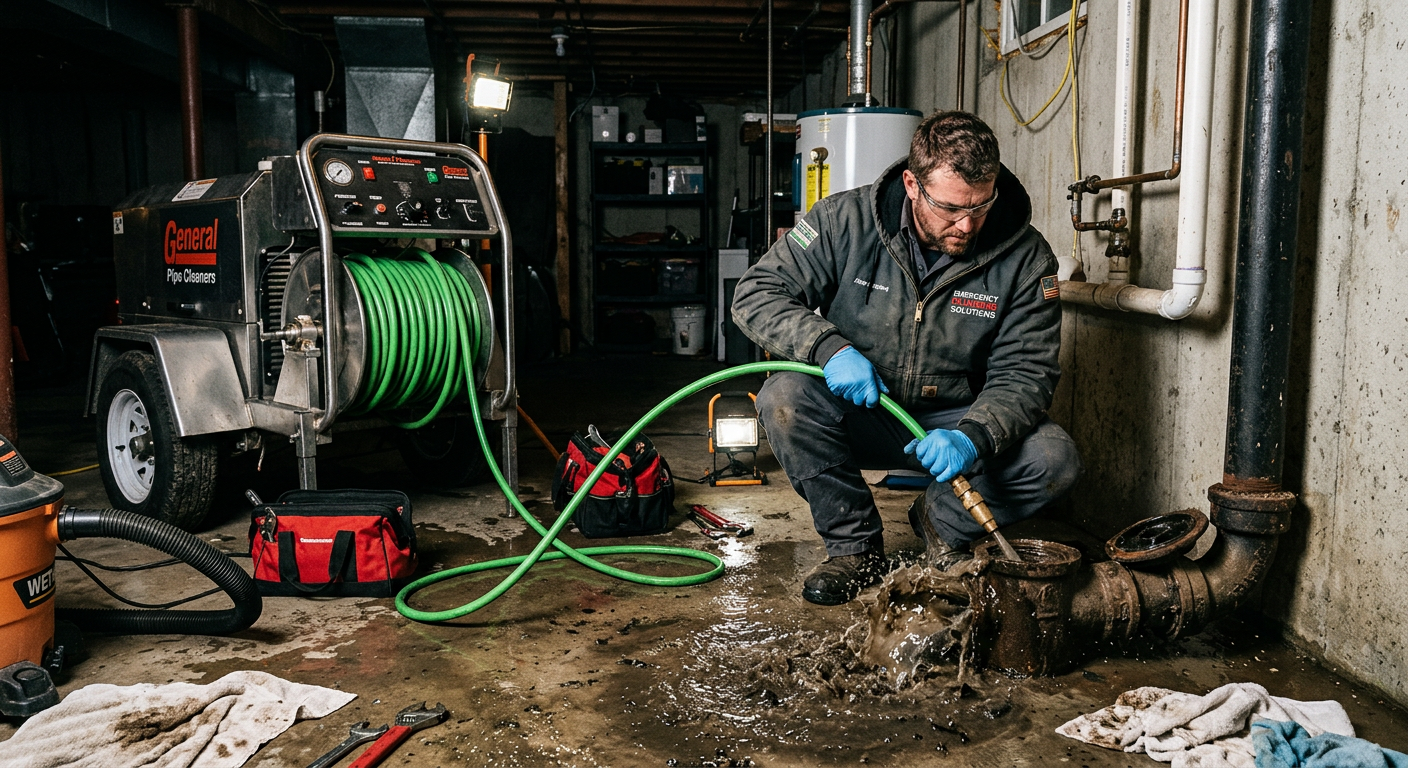 Dégorgement urgence canalisation bouchée à Melun 77